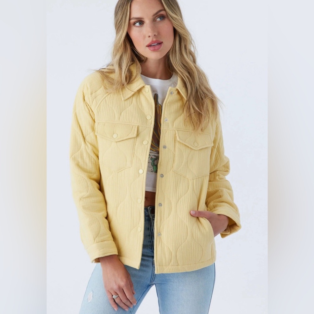 O’Neill Emet Quilted Jacket - Yellow - L